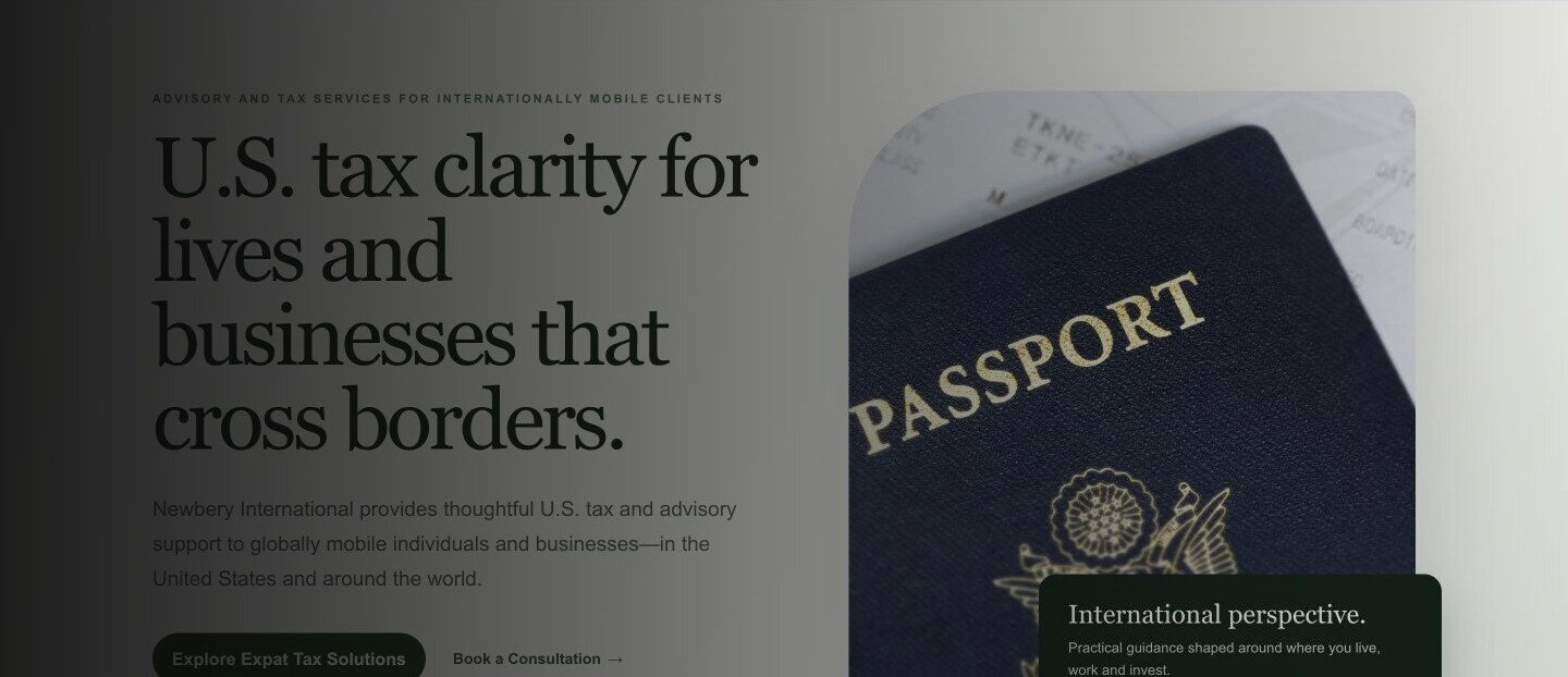 Newbery International website designed and developed by Kaboom Group